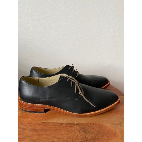 Nisolo James Oxford Shoes Women’s 8.5 Black - Picture 4 of 7